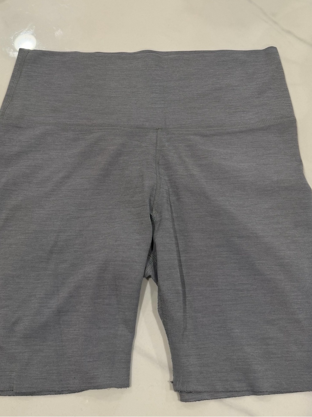 Nike Heather Gray High-Rise Bike Shorts - Picture 3 of 6